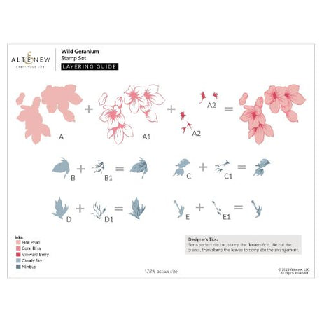 Altenew - Wild Geranium - Complete Bundle