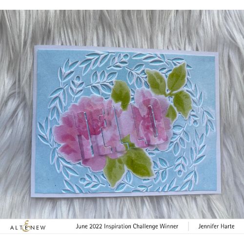 Altenew - Delicate Wreath 3D Embossing Folder