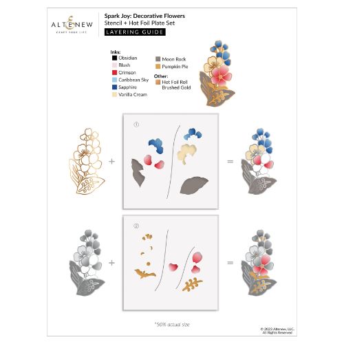 Altenew - Spark Joy: Decorative Flowers