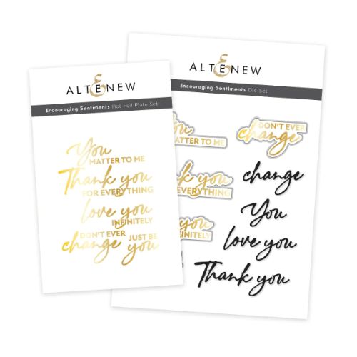 Altenew - Encouraging Sentiments - Complete Bundle - Postage as per Actual