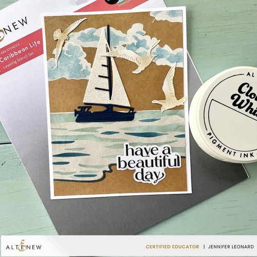 Altenew - Caribbean Life Layering Stencil Set (4 in 1)