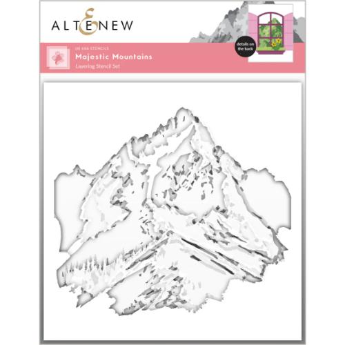 Altenew - Majestic Mountains Layering Stencil Set (4 in 1)