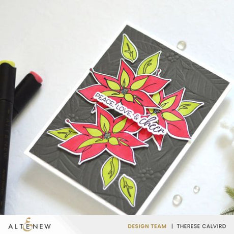 Altenew - Linear Life Poinsettias - Complete Bundle - Postage as per Actual