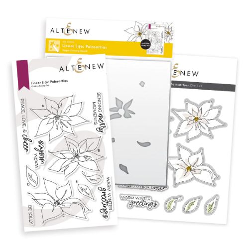 Altenew - Linear Life Poinsettias - Complete Bundle - Postage as per Actual