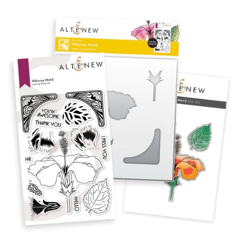 Altenew - Hibiscus Motif - Complete Bundle - Postage as per Actual