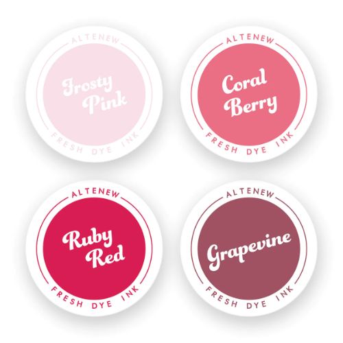 Altenew - Red Cosmos Fresh Dye Ink - Complete Bundle