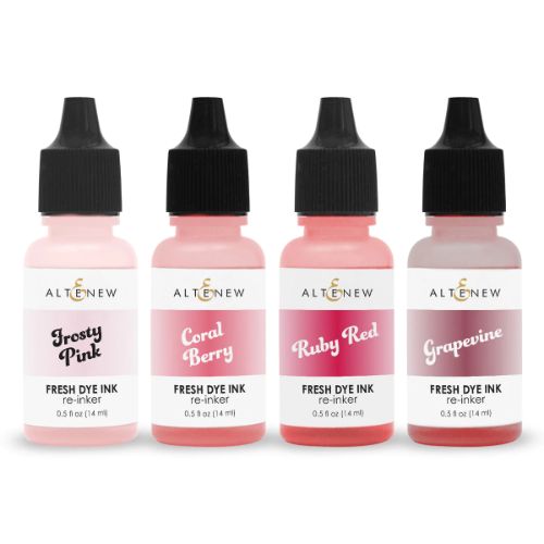Altenew - Red Cosmos Fresh Dye Ink Re-inker - Complete Bundle