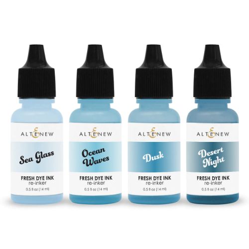 Altenew - Cool Summer Night Fresh Dye Ink Re-inker - Complete Bundle