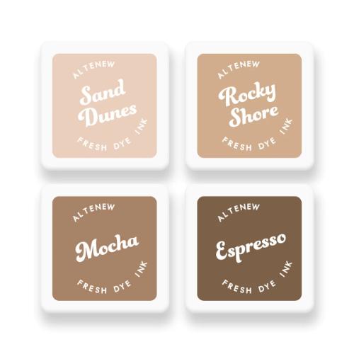 Altenew - Coffee Break Fresh Dye Ink Mini Cube Set