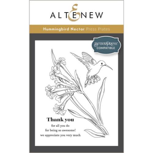 Altenew - Hummingbird Nectar Press Plate