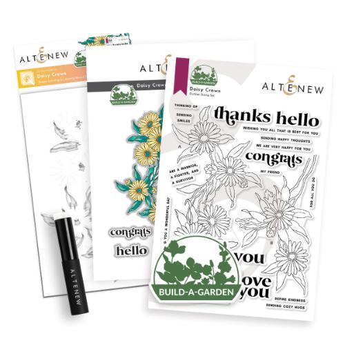 Altenew - Build-A-Garden: Daisy Crown & Add-on Die Bundle - Postage as per Actual