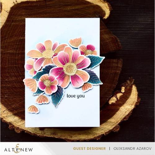 Altenew - Dynamic Duo: Floral Whimsy & Add-on Die Bundle - Postage as per Actual
