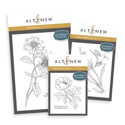 Altenew - Wildflower Waltz Press Plate Bundle - Postage as per Actual