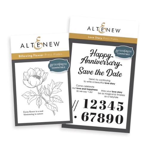 Altenew - Romantic Florals Press Plate Bundle - Postage as per Actual