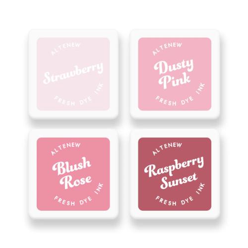 Altenew - Blushberry Bliss Fresh Dye Ink Mini Cube Set
