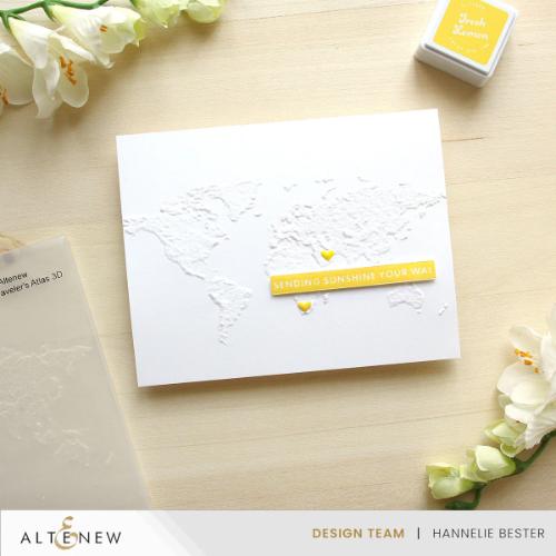 Altenew - Traveler's Atlas 3D Embossing Folder
