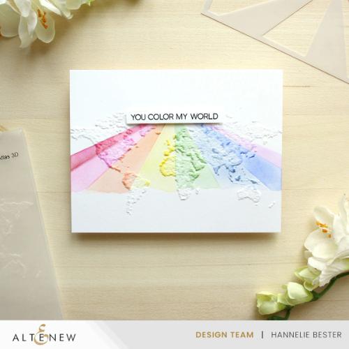 Altenew - Traveler's Atlas 3D Embossing Folder