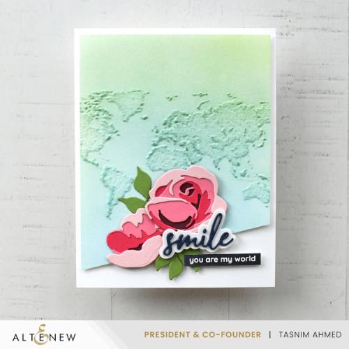 Altenew - Traveler's Atlas 3D Embossing Folder