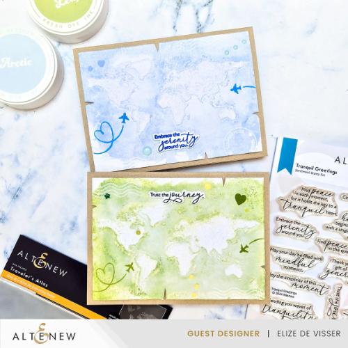 Altenew - Traveler's Atlas 3D Embossing Folder