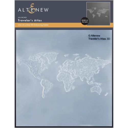 Altenew - Traveler's Atlas 3D Embossing Folder