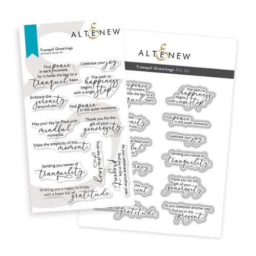 Altenew - Tranquil Greetings - Complete Bundle