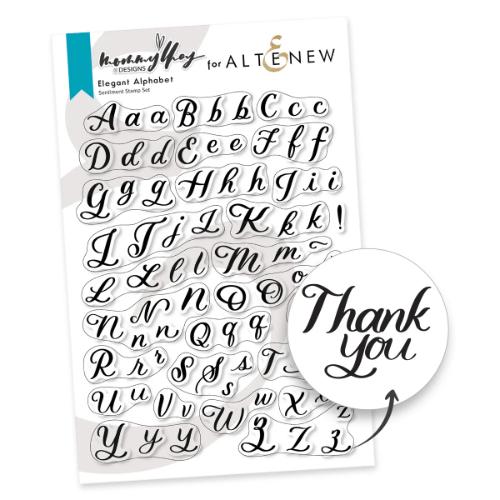 Altenew - Elegant Alphabet Stamp Set