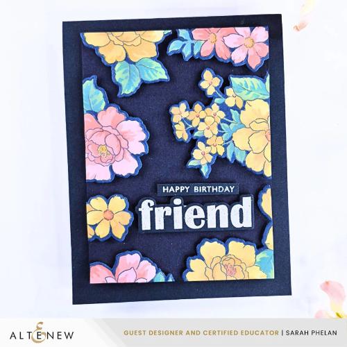 Altenew - One-Go: Friendship Flowers - Complete Bundle - Postage as per Actual