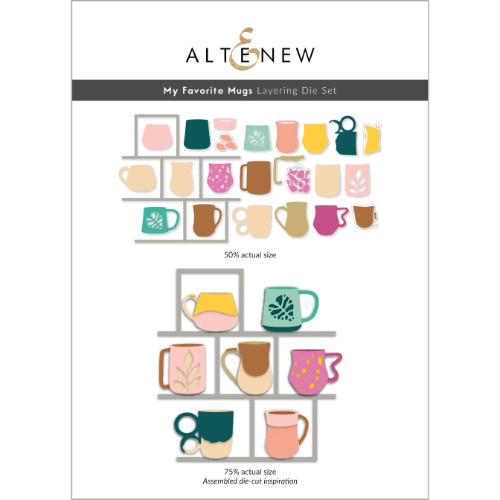 Altenew - My Favorite Mugs Layering Die Set - Postage as per Actual