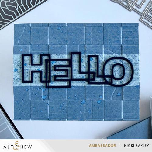 Altenew - Paper Rhythm 3D Embossing Folder