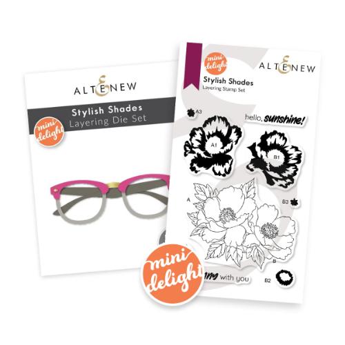 Altenew - Mini Delight: Stylish Shades Stamp & Die Set