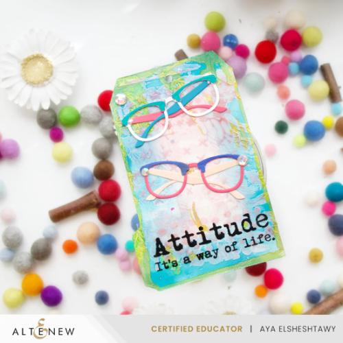 Altenew - Mini Delight: Stylish Shades Stamp & Die Set
