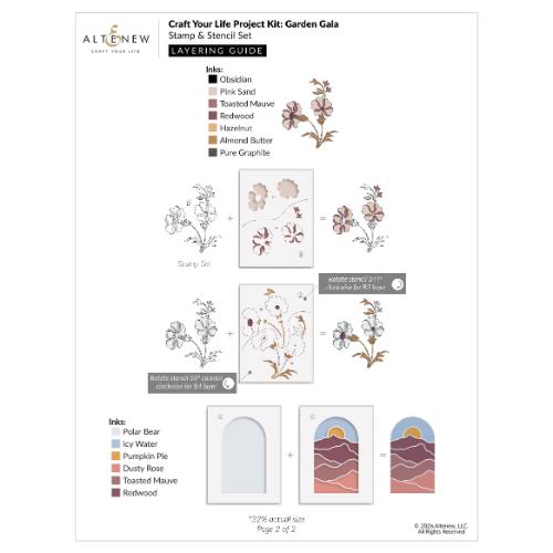 Altenew - Craft Your Life Project Kit: Garden Gala - Postage as per Actual
