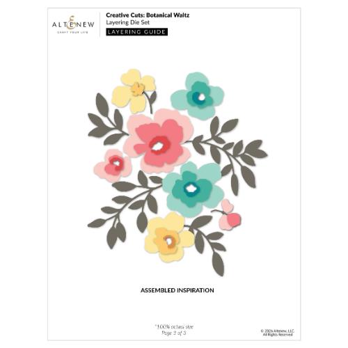Altenew - Creative Cuts: Botanical Waltz Layering Die Set