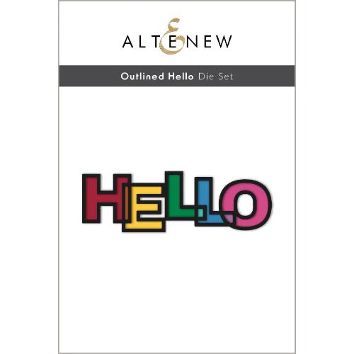 Altenew - Outlined Hello Die Set