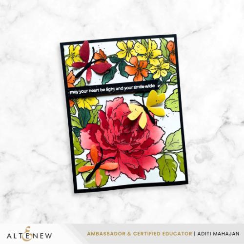 Altenew - Build-A-Garden: Garland Grace & Add-on Die Bundle - Postage as per Actual