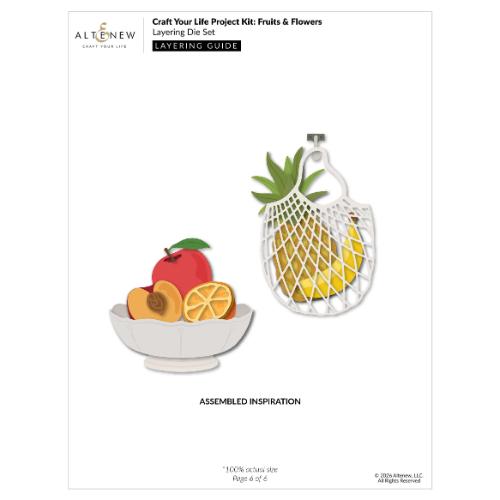 Altenew - Craft Your Life Project Kit: Fruits & Flowers & Add-On Die Bundle - Postage as per Actual