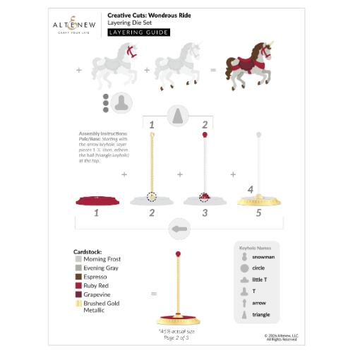 Altenew - Creative Cuts: Wondrous Ride Layering Die Set