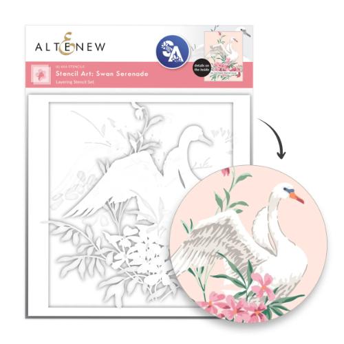 Altenew - Stencil Art: Swan Serenade Layering Stencil Set (6 in 1)
