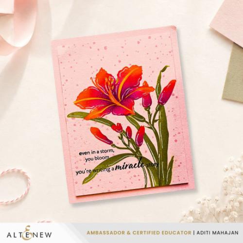 Altenew - Build-A-Garden: Leaning Lily - Postage as per Actual