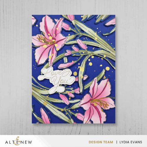 Altenew - Build-A-Garden: Leaning Lily - Postage as per Actual