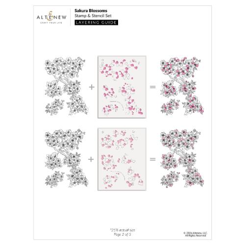 Altenew - Sakura Blossoms - Complete Bundle - Postage as per Actual