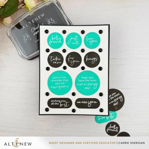 Altenew - One Go Solid Circular Sentiments - Complete Bundle