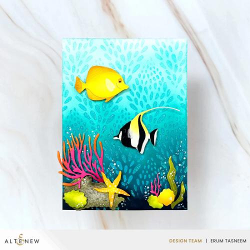 Altenew - Flourishing Coral Stencil