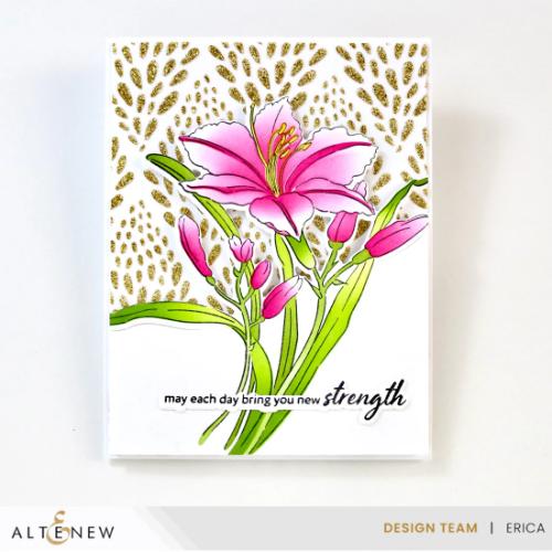 Altenew - Flourishing Coral Stencil