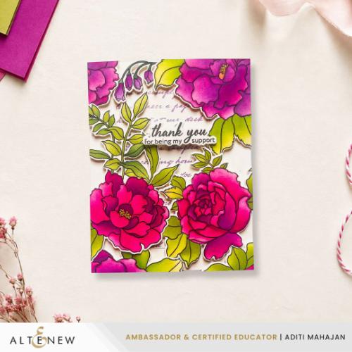 Altenew - Build-A-Garden: Blossoming Trio & Add-on Die Bundle - Postage as per Actual