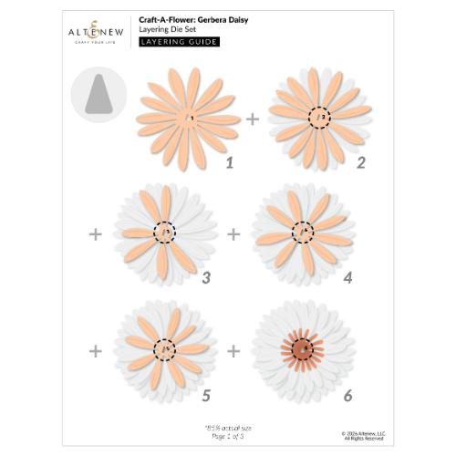 Altenew - Craft-A-Flower: Gerbera Daisy Layering Die Set