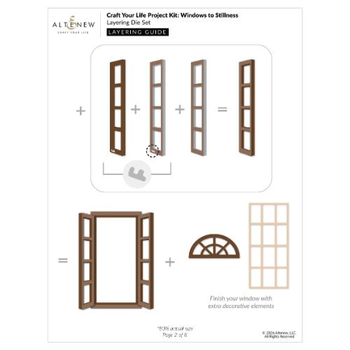Altenew - Craft Your Life Project Kit: Windows to Stillness - Postage as per Actual