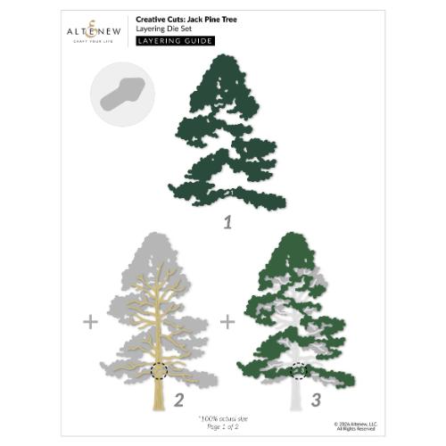 Altenew - Creative Cuts: Jack Pine Tree Layering Die Set