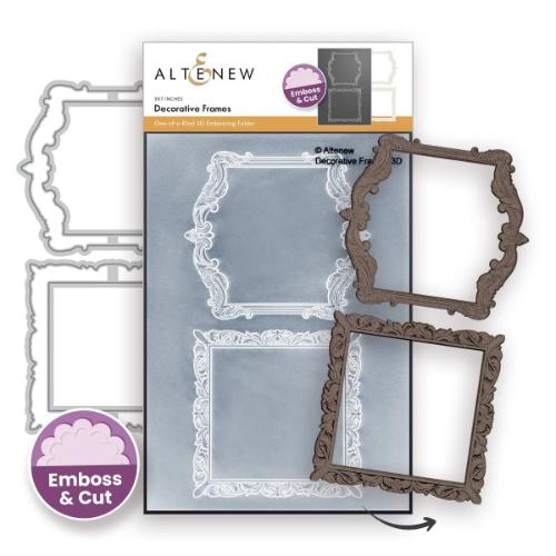 Altenew - Decorative Frames 3D Embossing Folder & Die Set
