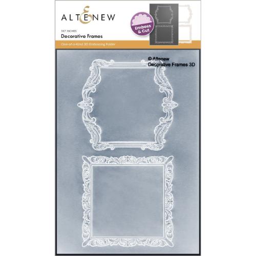 Altenew - Decorative Frames 3D Embossing Folder & Die Set